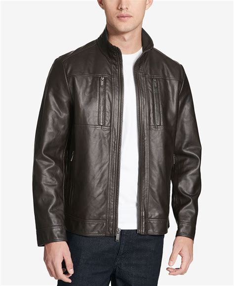 calvin klein fake leather jacket men's silvee|calvin klein jacket on sale.